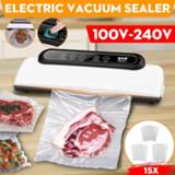 👉 Vacuum sealer 110/220V Best Fully Automatic Portable Household Food Wet Dry Packaging Machine Sealing Include 15Pcs Bags Free