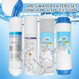 Waterfilter 5 Stage Reverse Osmosis Ro Water Filters Replacement Set Filter Cartridge 50/75/100 GPD Membrane Household Purifier