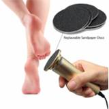 👉 Make-up remover Electric Food File Grinder with 60 Pcs Grind Stand Smooth Foot Care Pedicure Machine Callus for Heel Skin