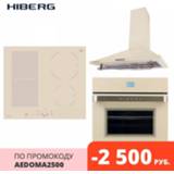 👉 Oven Set the cooktop HIBERG i-MS 6049 Y, electric VM 6495 Y and hood RYS 6041 household home appliances for
