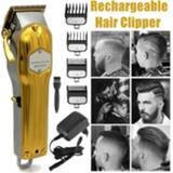 👉 Scheermesje Cordless Hair Clipper Barber Clippers Men Electric Beard Cutting Razor Trimmer All Metal Cutter Haircut Machine