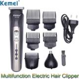 👉 Scheermesje Kemei Multifunctional Hair Clipper Trimmer Portable Electric Beard Shaver Nose Cutting Shaving Machine Trimer Cutter Razor