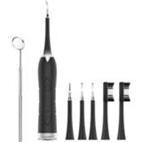 👉 Make-up remover Electric Ultrasonic Dental Scaler Teethbrush Tooth Calculus Cleaner Stains Tartar Tool with 5 Replaceable Heads