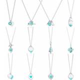 👉 Zilver vrouwen Original 100% 925 Sterling Silver Attractive Simple Elegant Woman Necklace Love Tree Gift Box Shape DIY Jewelry