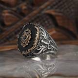 👉 Zilver vrouwen 925 sterling silver men ring real stone Jewelry fashion vintage Gift all size for and women made in turkey new store