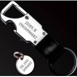 👉 Keychain vrouwen QOONG New Brand Men Women Car Key Chain Top High-grade Multi-functional Waist Hanging Metal Holder Ring Y16