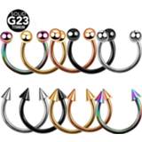 Helixpiercing titanium 1PC G23 Ear Piercing Nose Rings Helix Piercings Labret Septum Lip Eyebrow CBR Body Jewelry