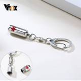 👉 Steel Vnox Custom Engrave Medicine Names Carry Your Daily in This Capsule Pill Key Chains Stainless Jewelry