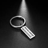👉 Keychain vrouwen Sipuris Exquisite Anti-lost Personalized Chic Customized Keyring Letter Name Phone Number For Men Women Gift Key Chain