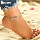 👉 Goud steel vrouwen Diamon 2020 New Personalized Custom Name Anklet For Women Gold Stainless Charms Engraved Handwriting Love Gift