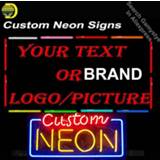 👉 Neonlamp Custom Neon Signs Brand Car LOGO Light Sign Home Beer Bar Pub Game Room Restaurant Display Advertise Glass Tube Design