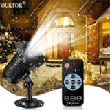 👉 Projector Christmas Snowfall Laser Lights IP65 Moving Snow Garden Led Stage Snowflake Light for Xmas Party Outdoor