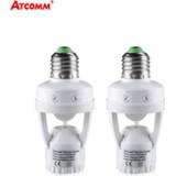 Ampul 100-240V Socket E27 Converter With PIR Motion Sensor Ampoule LED Lamp Base Intelligent Light Bulb Switch