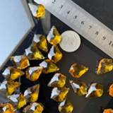 Ornament 20Pcs Chandelier Bead Part Hanging Glass Crystal Prism Pandent DIY Lamp 20mm Suncatcher