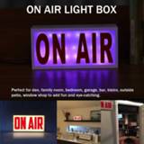 👉 Neonlamp ON AIR Acrylic Remote Studio LED Neon Light Sign Letter Box Shop Bar Beer Pub Home Decoration Novelty Lighting 5V