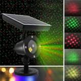 👉 Projector Outdoor Solar Laser Sky Star Stage Spotlight Showers Christmas Landscape Garden Lawn Light Lamp