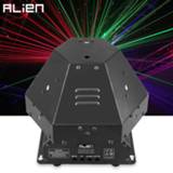 👉 Projector ALIEN 1W RGB Laser Beam Stage Lighting Effect Patterns DJ Disco Party Dance Wedding Xmas Bar KTV DMX Moving Head
