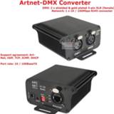 👉 Signaal converter Bidirectional signal 1Pcs/Lot DC9-12V Artnet-DMX Professional Standard DMX512 Output RJ45 Net Connectors