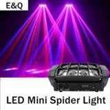 👉 Projector Stage 8X10W Mini LED Spider Light DMX512 Moving Head RGBW Beam Club Dj Disco