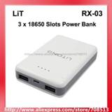 👉 Powerbank wit LiT RX-03 Power Bank with 3 x 18650 Slot