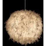 👉 Hanger wit E27 Modern Pendant Light Ball Romantic White Feather Ceiling Lamp Hanging for Bedroom Living Room Decor 110-240V