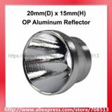 Reflector 20mm(D) x 15mm(H) OP Aluminum for CREE XM-L