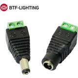 👉 Adapter plug Female Male DC Connector 5.5x2.1mm Power Jack for 3528 5050 5730 5630 3014 Single Color Led Strip light CCTV Camera