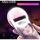 Clipon vrouwen meisjes Novelty Selfie Ring Light LED Fill Lamp for Phone Camera Portable Lighting Lamps Women Girl News Most Sold Night Lights