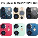 👉 Cameralens alloy Metal Back Camera Lens Screen Protector for IPhone 12 Mini Pro Max Aluminum Ring Film Case Cover