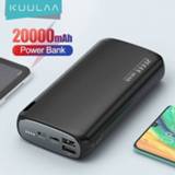 👉 Powerbank KUULAA Power Bank 20000mAh Portable Charging Poverbank Mobile Phone External Battery Charger 20000 mAh for Xiaomi Mi