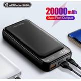 👉 Powerbank Jellico Power Bank 20000mAh Portable Charging 20000 mAh USB PoverBank External Battery Charger For Xiaomi Mi 9 iPhone