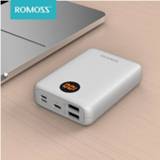👉 Powerbank ROMOSS OM10 Mini Power Bank 10000mAh Double USB 10000 mAh External Battery Pack Charger For Huawei iPhone Xiaomi