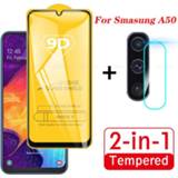 👉 Cameralens SM 2 In 1 For Samsung Galaxy A50 A51 Camera Lens Film 9D Screen Protector A70 A71 Protective Tempered Glass A505F