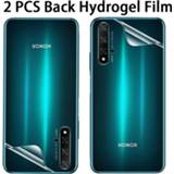 👉 Backprotector 2 pcs Phone Back Protector on for Huawei Honor 20 Pro 20S Honor20 lite S 20pro 20lite HD Soft Hydrogel Film Not Protective Glass