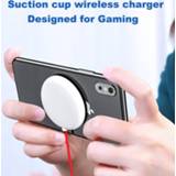 👉 Zuignap XS Spider Suction Cup Wireless Charger For iPhone XR Portable Fast charging Pad Samsung Absorption