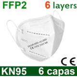 👉 6-layers 5-200 PCS FFP2 face mask KN95 facial masks filter maske Mouth mask anti dust mask mascaras mascarilla ventilation