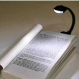 Clipon wit Mini Portable Student Dormitory Lights Clip-On Self Defend Flashlight Book Light Laptop White LED Reading Lamp