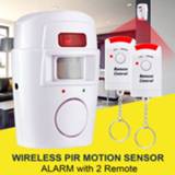 Afstandsbediening Wireless Motion Sensor Alarm Security Detector Indoor Outdoor Alert System with Remote Control for Home Garage