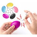 👉 Keychain meisjes vrouwen Self Defense Alarm 120dB Egg Shape Girl Women Security Protect Alert Personal Safety Scream Loud Emergency 2019