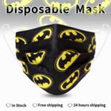 👉 Mascara mannen 3 Layer Bat man Disposable Mask Non-woven Mascarillas Dust Face Thickened Mouth Filter Safety mascaras