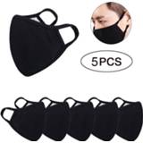 Sjaal 5pcs Windproof Adult Face Cover Dustproof Washable masque Protective Mouth headwear wraps scarves maske dropshipping