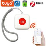 👉 Switch TUYA ZigBee SOS Button Sensor Alarm Elderly Waterproof Emergency Help Work with hub Smartlife App