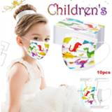 Mascara Mascarilla Reutilizable 10 Pcs Children's Mask Disposable Face Industrial 3ply Ear Loop Masks feminina