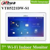👉 Monitor Dahua Multilingual original VTH5221DW-S1 Wifi Indoor Video portero intercom SD card POE Bidirectional Talk wireless door