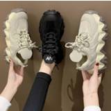 👉 Women Platform Shoes 2020 Summer New Thick-soled Sponge Cake Black Dad Shoes Slim Casual Sports Shoes Women Sneakers