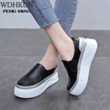 👉 Loafers PU leather vrouwen Women Slip on Ladies Sewing Platform Vulcanized Shoes Woman Fashion Casual Footwear Female Comfort Shoe 2020