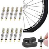 👉 Bike Valve Core Universal French Presta Bicycle Tyre Replacement Tubeless with Remover