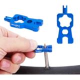 👉 Bike 4 In 1 Valve Core Wrench and Presta Tire Bicycle Removal Tool Portable Repair Tools Accessories