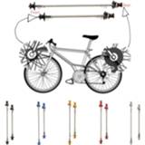 👉 Bike titanium 1 Pair Bicycle Ultra Light Quick Release Skewers For Road Bikes Bolt on QR Skewer Anti Theft