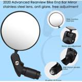 👉 Bike Handlebar End Mirror Mountain Road MTB Cycling Riding Back Rear View Rearview Bicycle Accessories